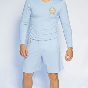 Langarmshirt mit V-Ausschnitt